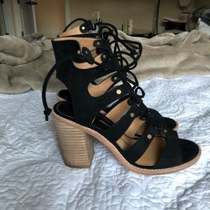 Dolce Vita Shoes - Dolce Vita Lyndon Black Suede Heels Dolce Vita Shoes - Dolce Vita Lyndon Black Suede Heels